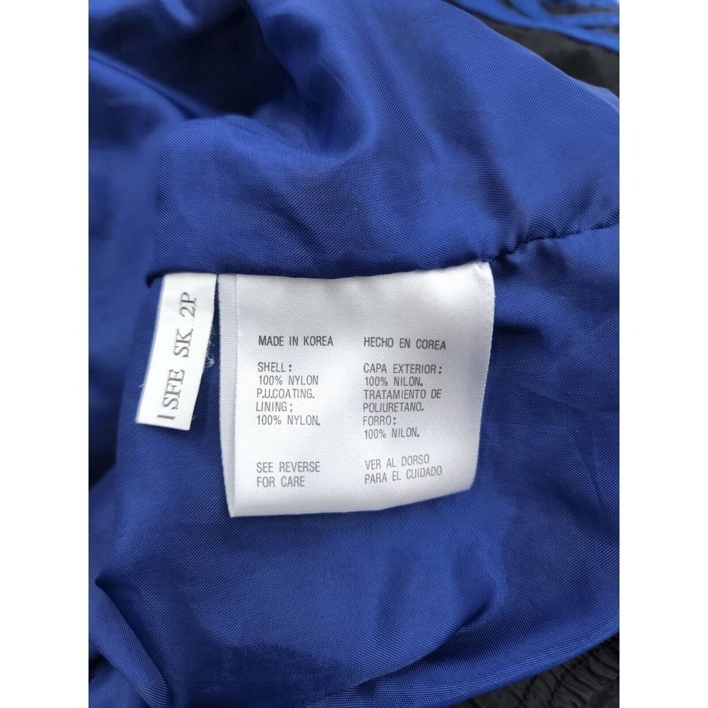 Vintage Starter Nylon Windbreaker Blue Long Sleeve Jacket Men's Size Large - Picture 10 of 11